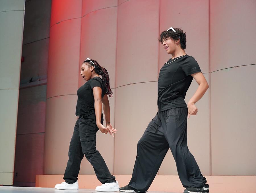 Senior Choreography Major students shared their original dances with fellow students, staff, and guests on Friday during Festival.