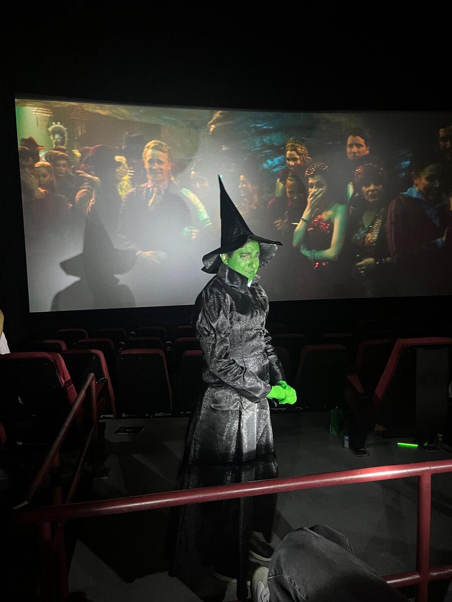 Nick as Elphaba