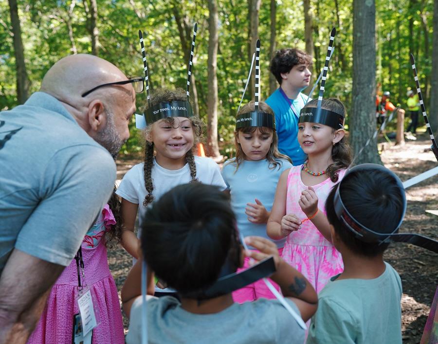 The U.S. Department of Agriculture came to Usdan to teach students about the Asian long-horned beetle, an invasive species that kills maple and other hardwood trees.