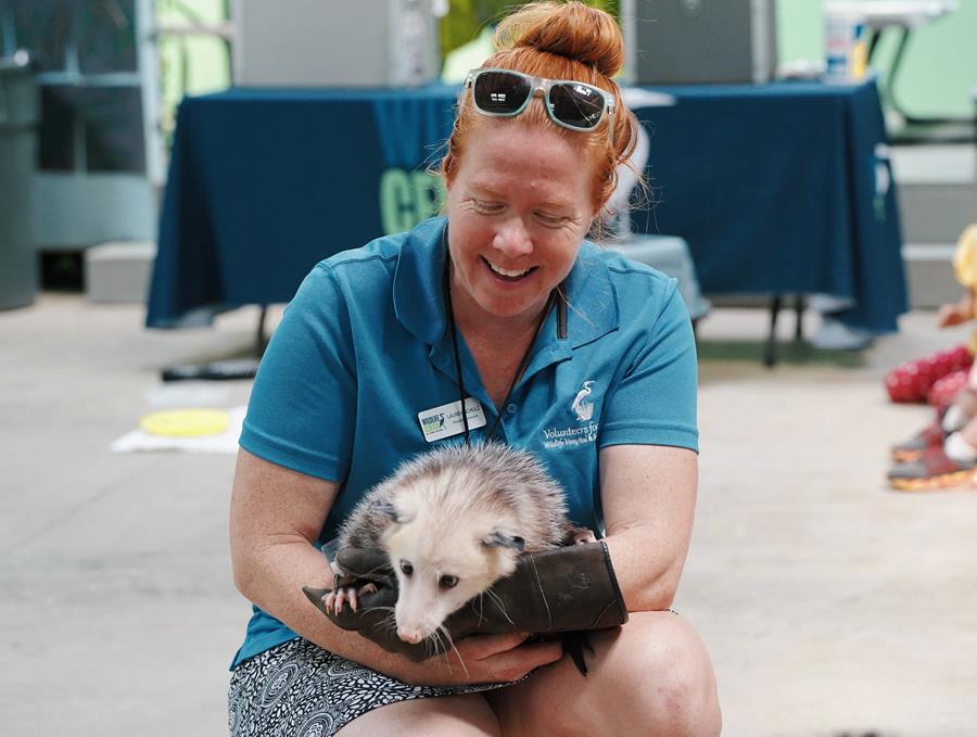 On Wednesday, an Animal Ambassador from Wildlife Center of Long Island visited Discovery along with some furry friends.