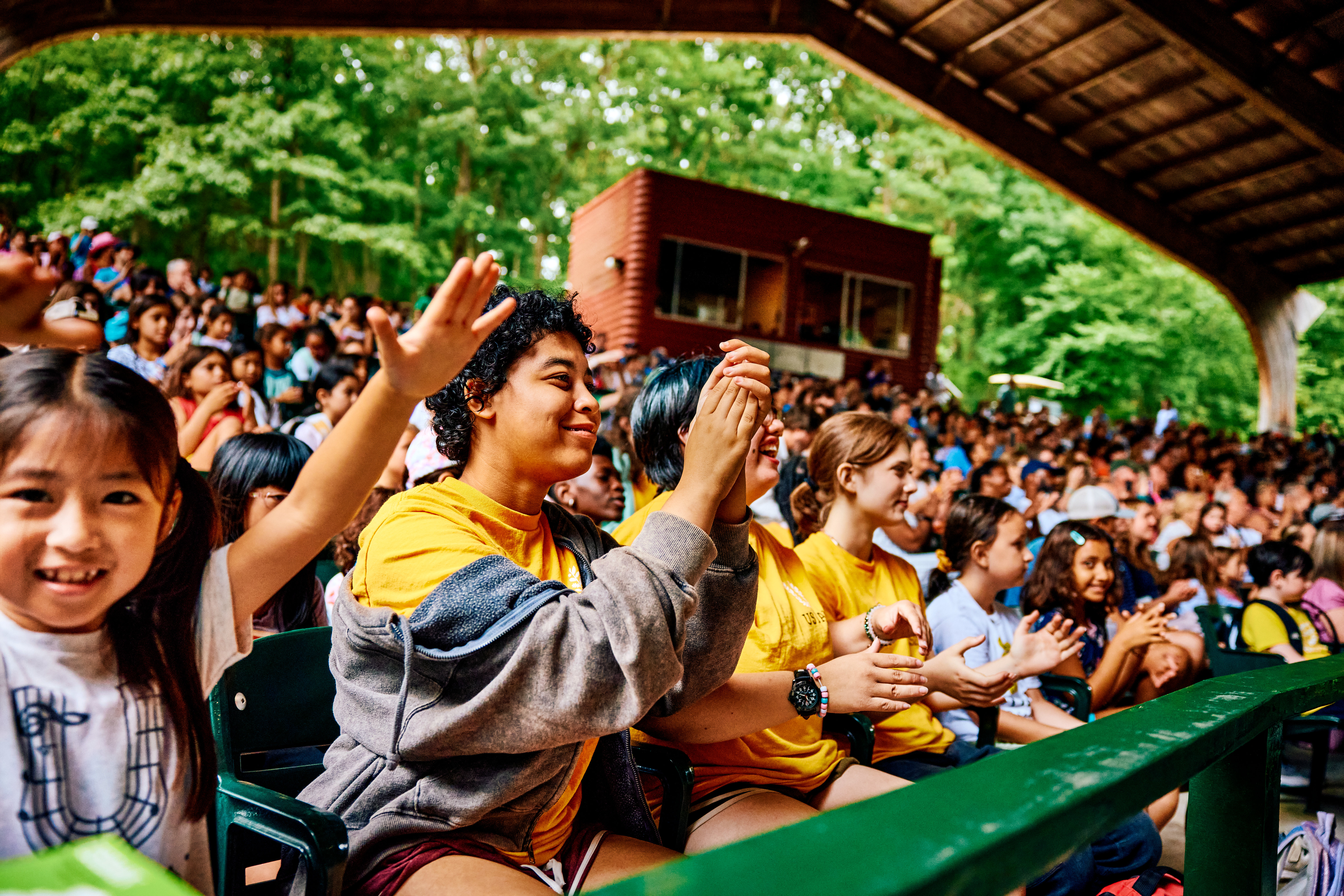 Usdan students in the McKinley Amphitheater