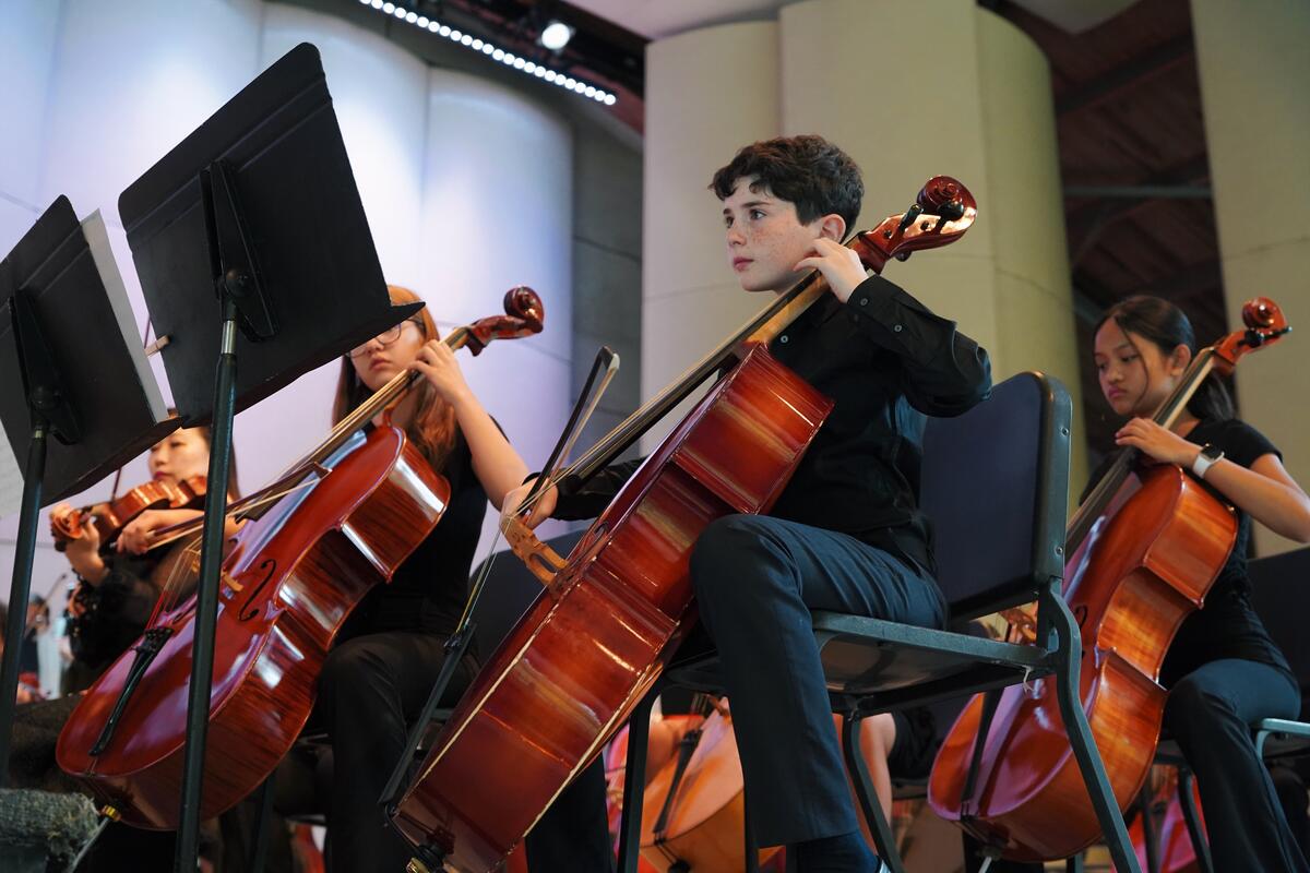 Senior Orchestra Students performed at Festival on Wednesday, July 17.