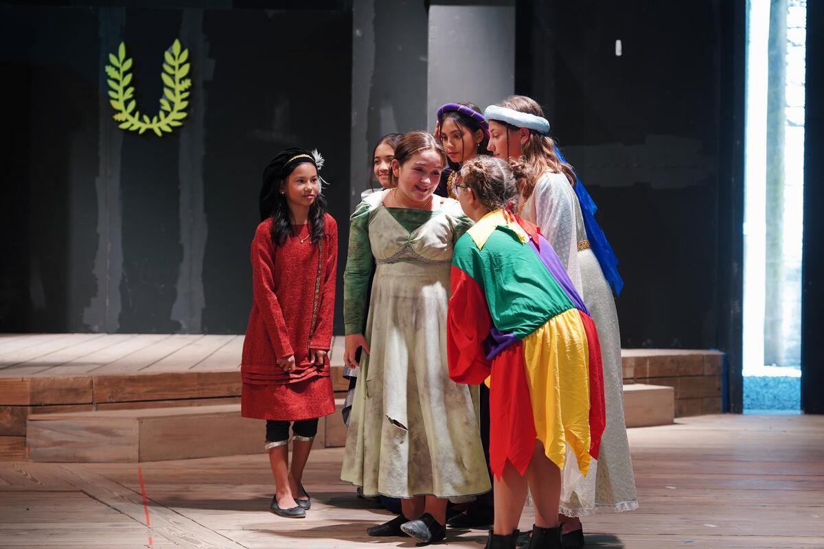 A scene from the Junior Cast performance of "Once Upon a Mattress"