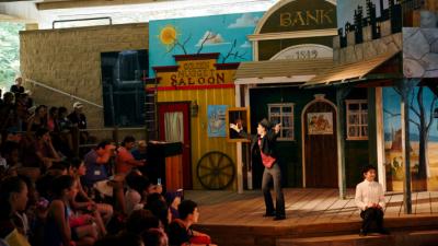  staged theater performance