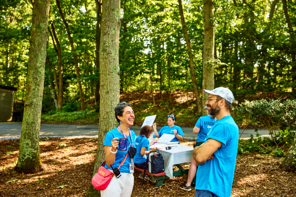 Camp counselors on Long Island