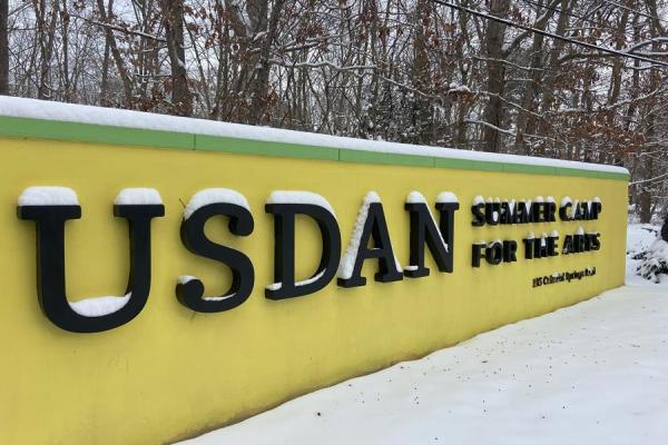 Usdan in the snow