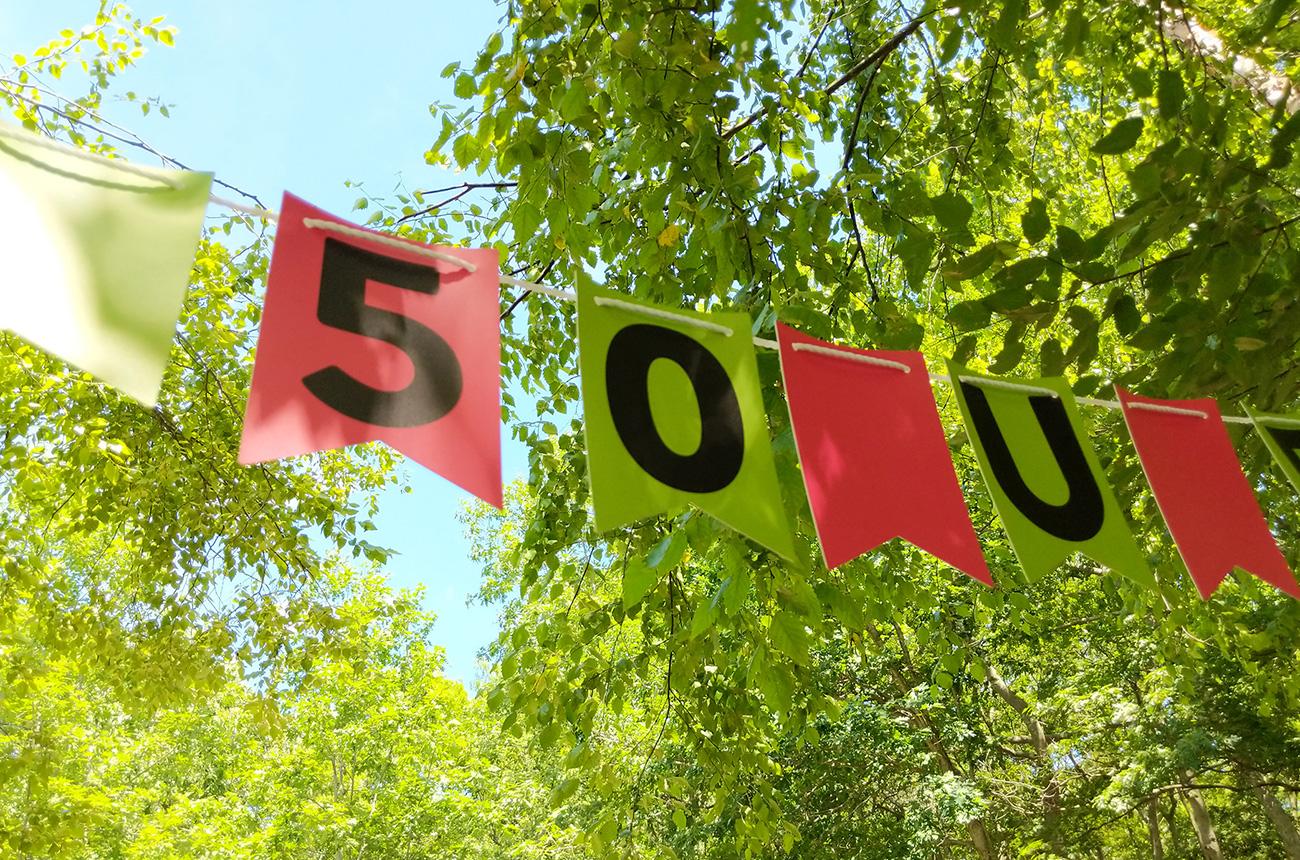 The first day of our 50th anniversary season