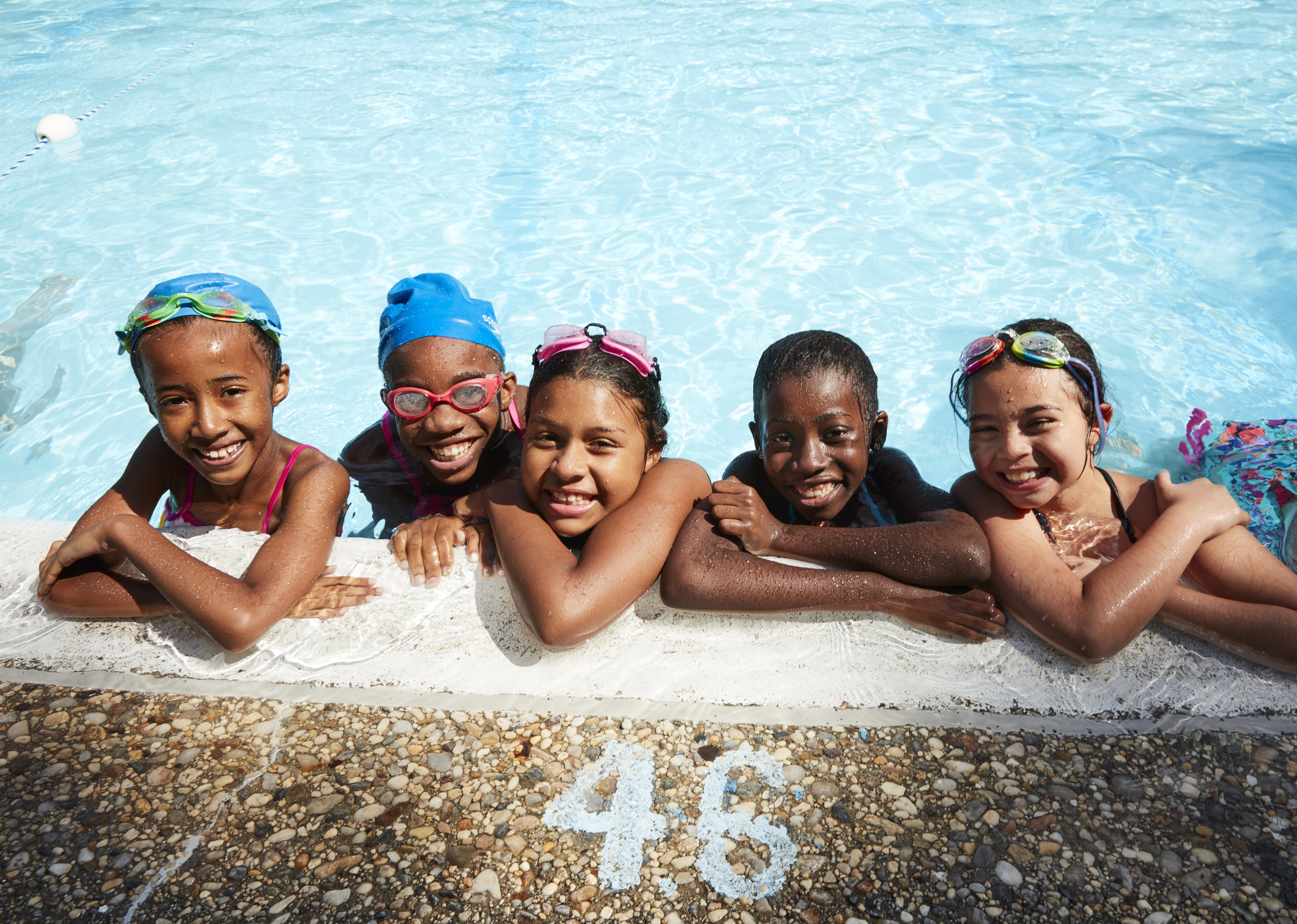 5 kids Hip Hop Pool Party