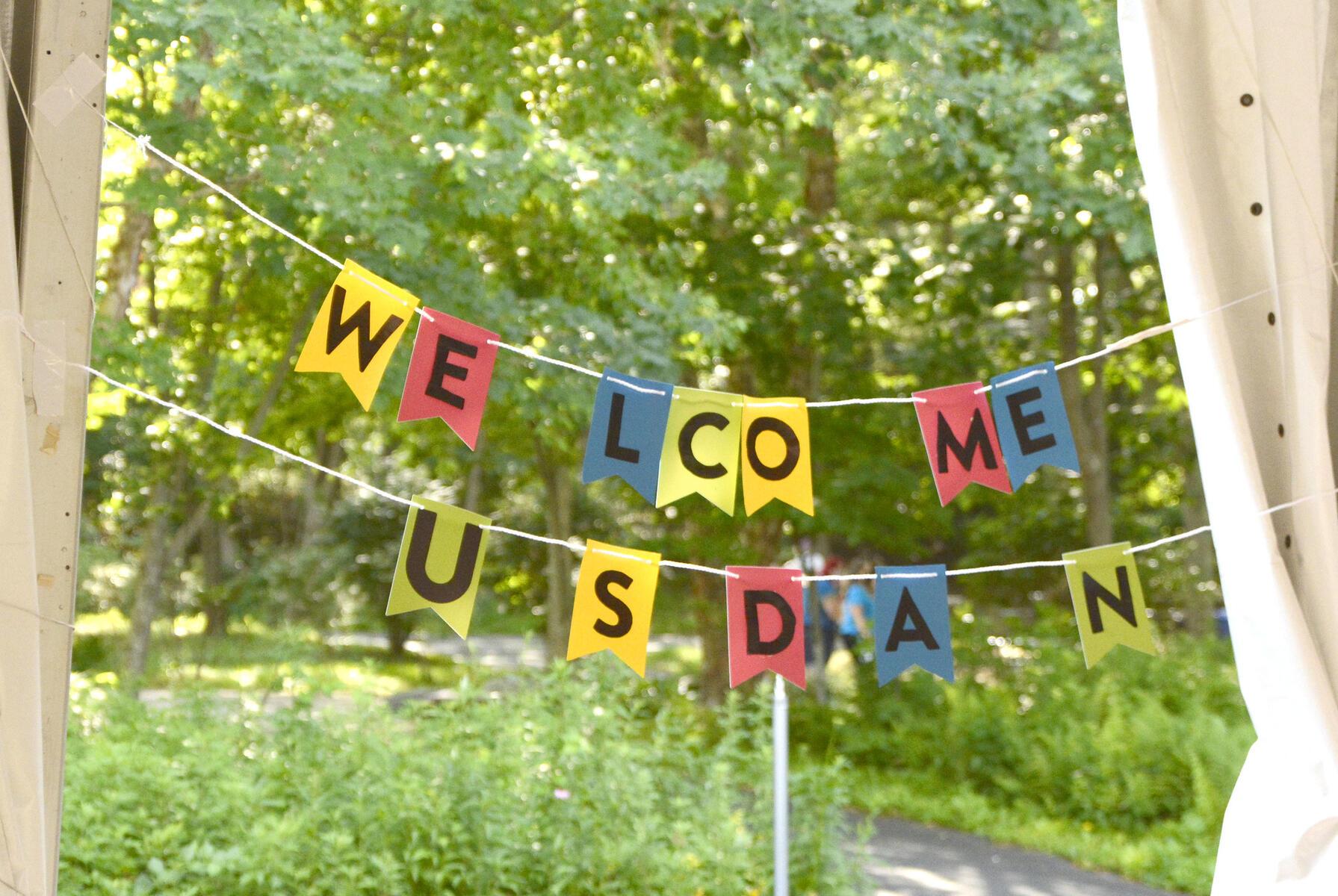 welcome sign