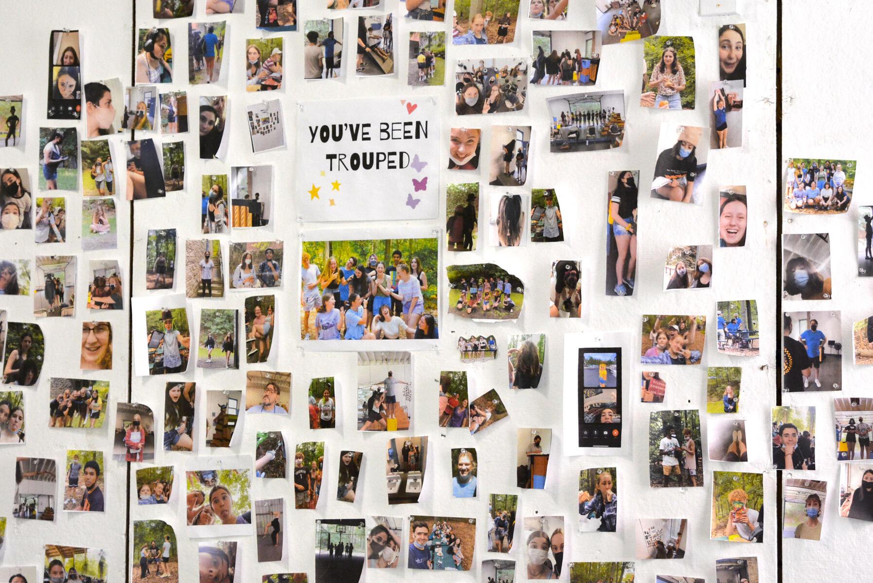 Troupe wall