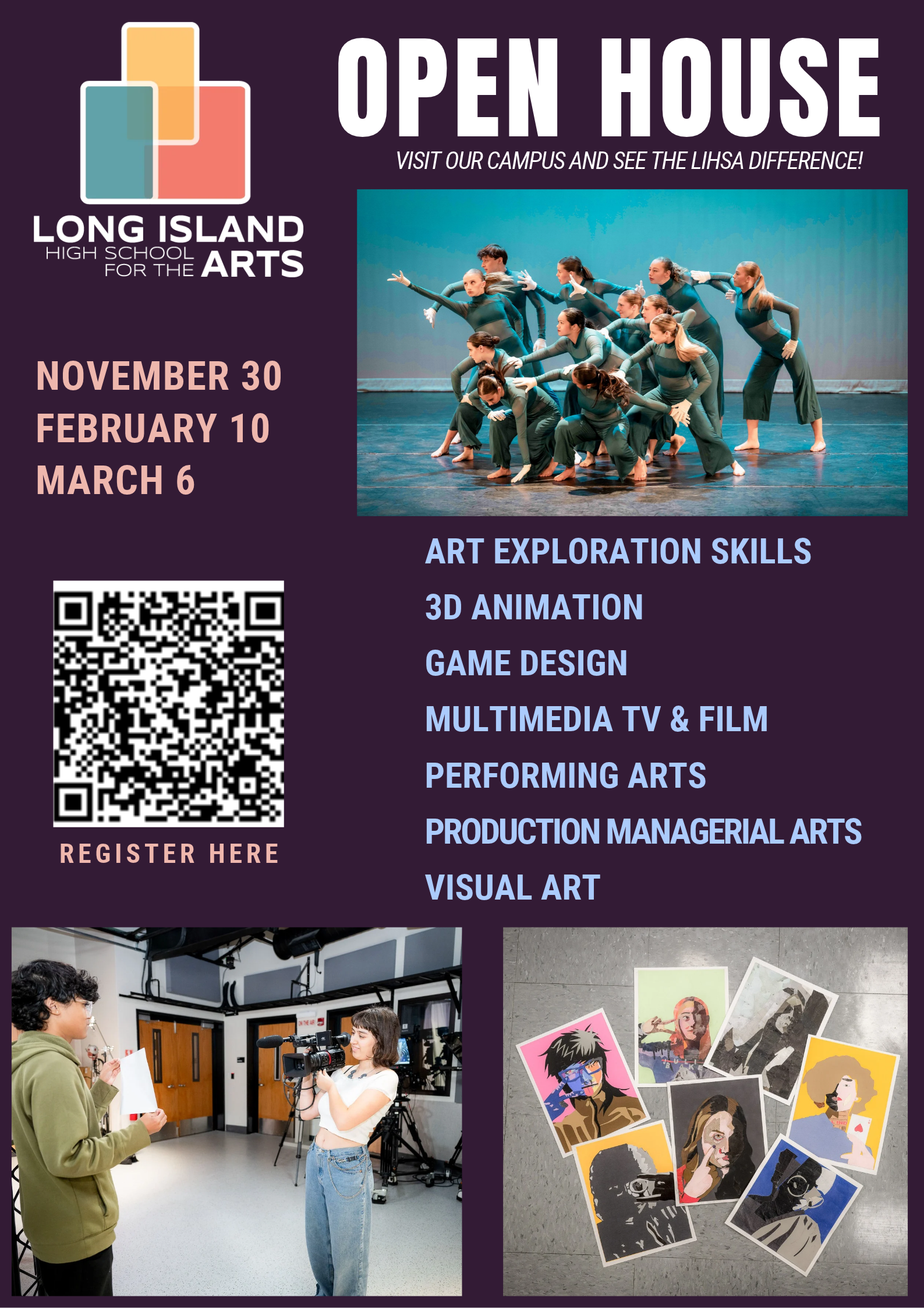 Long Island High School for the Arts Open House 