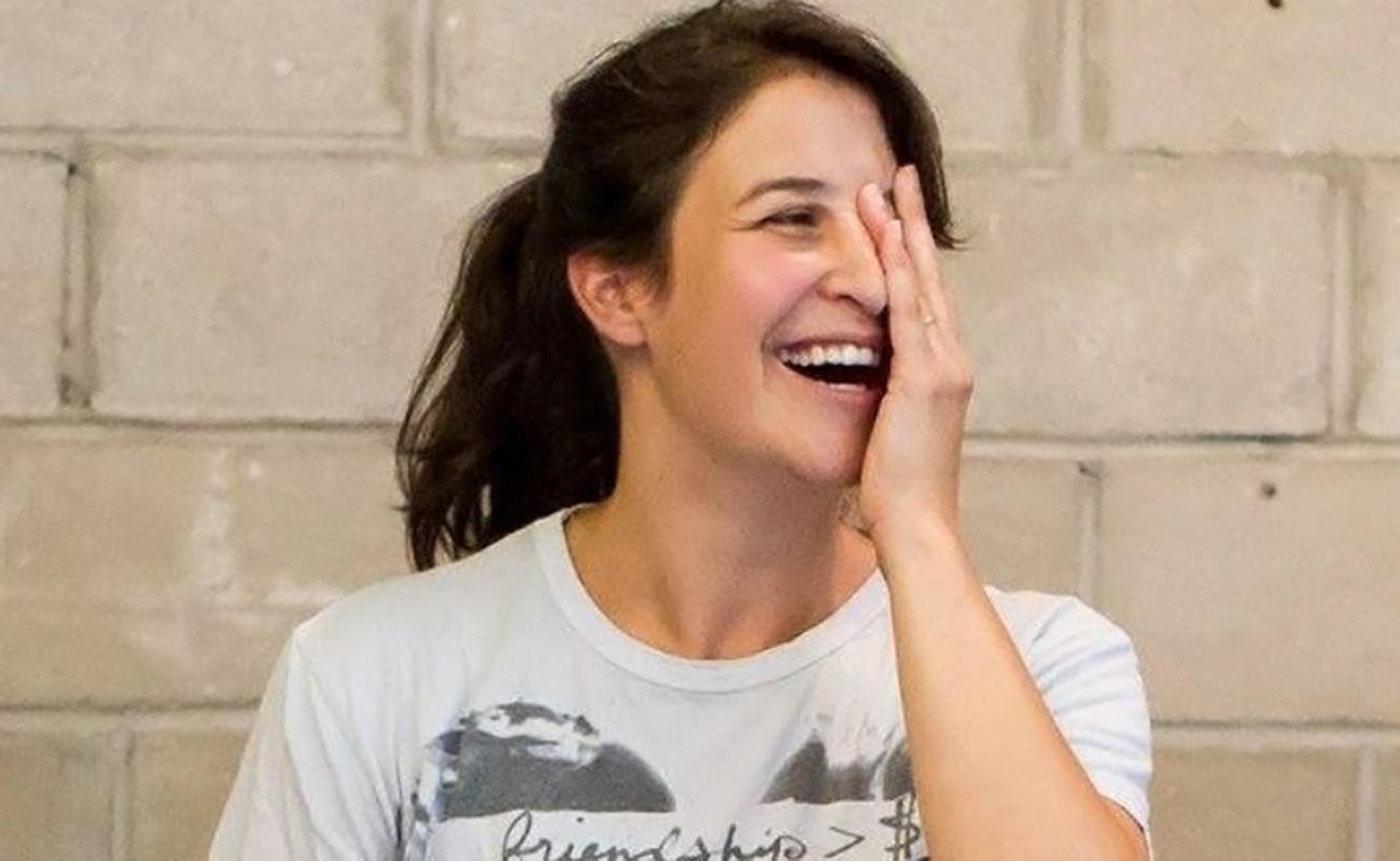 Juliana May laughs