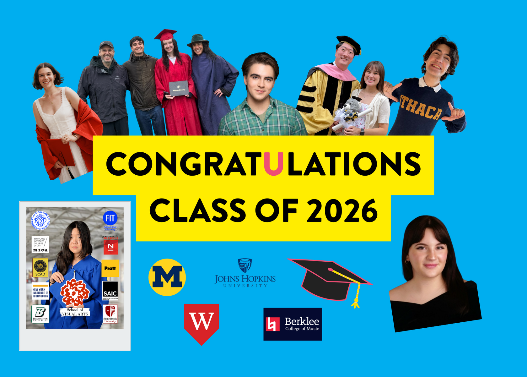 Congratulations to Usdan's Graduating Community Members 