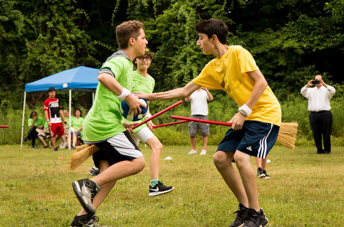Quidditch Tournaments participants in action